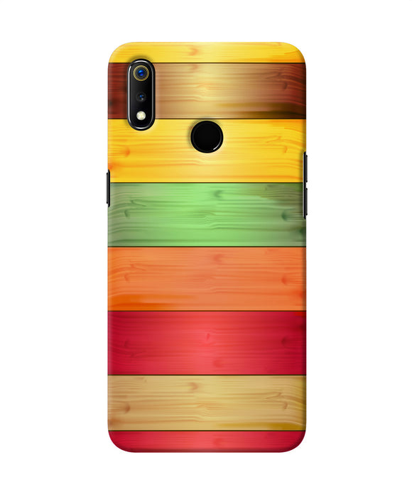 Wooden Colors Realme 3 Back Cover