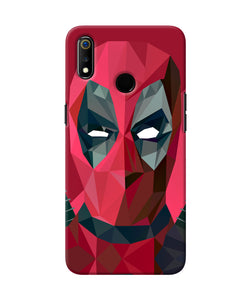 Abstract Deadpool Full Mask Realme 3 Back Cover