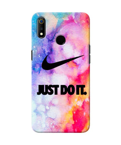 Just Do It Colors Realme 3 Back Cover