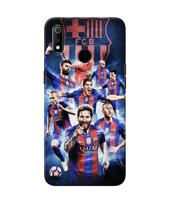 Messi Fcb Team Realme 3 Back Cover