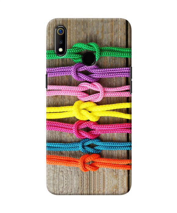 Colorful Shoelace Realme 3 Back Cover