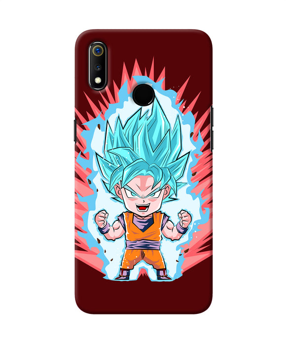 Goku Little Character Realme 3 Back Cover