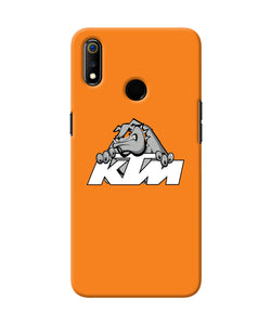 Ktm Dog Logo Realme 3 Back Cover