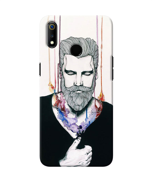 Beard Man Character Realme 3 Back Cover