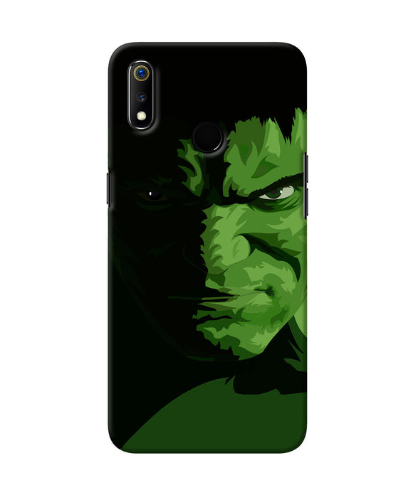 Hulk Green Painting Realme 3 Back Cover