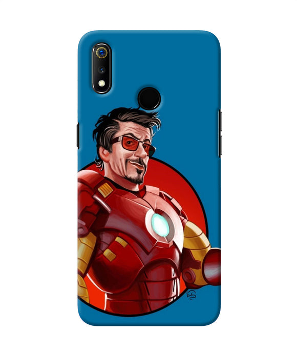 Ironman Animate Realme 3 Back Cover