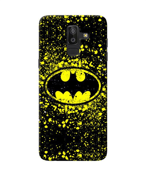 Batman Last Knight Print Yellow Samsung On8 2018 Back Cover