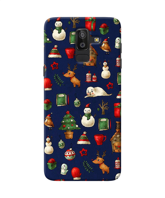 Canvas Christmas Print Samsung On8 2018 Back Cover