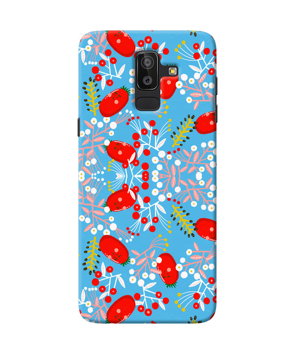 Small Red Animation Pattern Samsung On8 2018 Back Cover