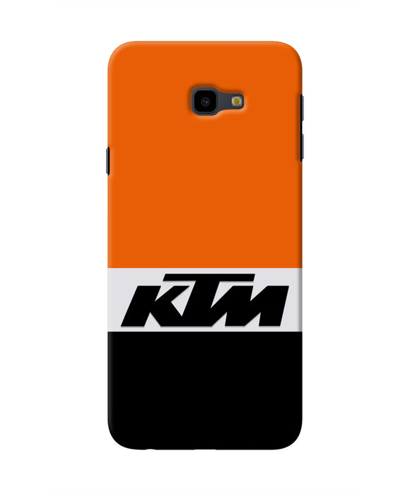 KTM Colorblock Samsung J4 Plus Real 4D Back Cover