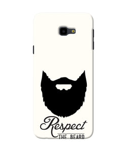 Respect the Beard Samsung J4 Plus Real 4D Back Cover