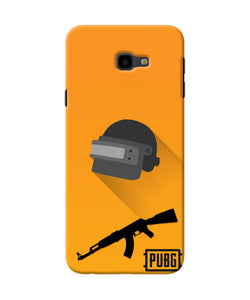 PUBG Helmet and Gun Samsung J4 Plus Real 4D Back Cover