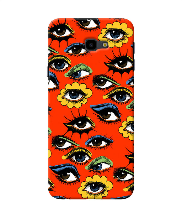 Abstract Eyes Pattern Samsung J4 Plus Back Cover