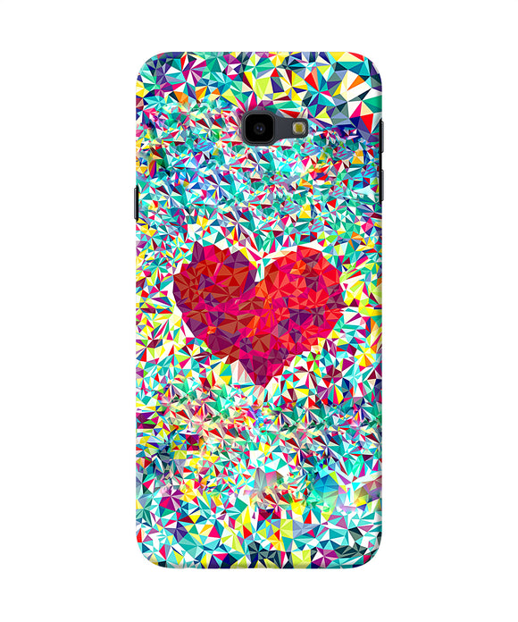 Red Heart Print Samsung J4 Plus Back Cover