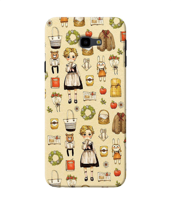 Canvas Girl Print Samsung J4 Plus Back Cover