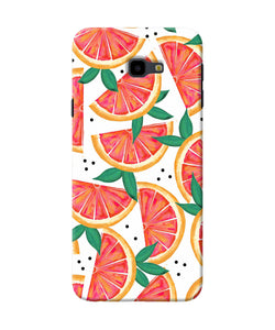 Abstract Orange Print Samsung J4 Plus Back Cover