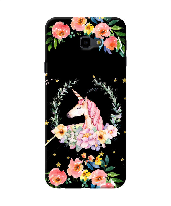 Unicorn Flower Samsung J4 Plus Back Cover