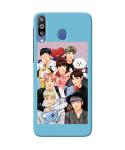 BTS with animals Samsung M30/A40s Back Cover