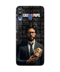 Money Heist Professor with Mask Samsung M30/A40s Back Cover