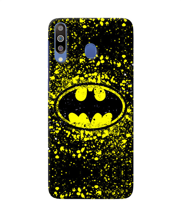 Batman Last Knight Print Yellow Samsung M30 Back Cover