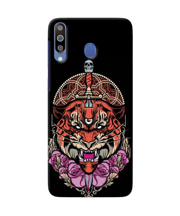 Abstract Tiger Samsung M30 Back Cover