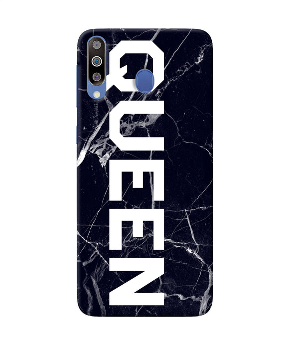 Queen Marble Text Samsung M30 Back Cover