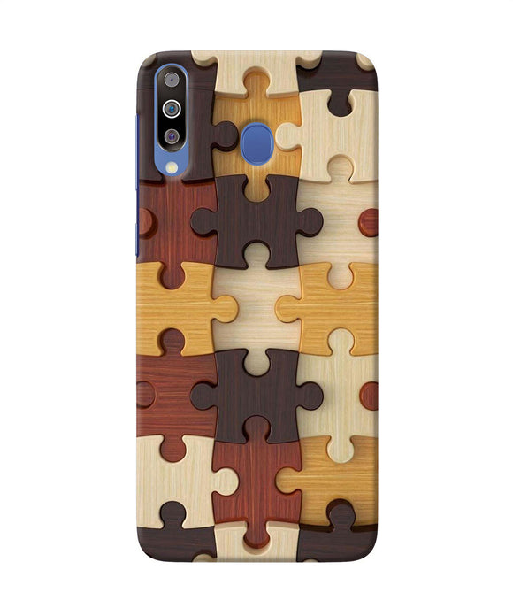 Wooden Puzzle Samsung M30 Back Cover