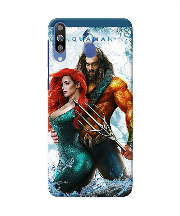 Aquaman Couple Water Samsung M30 Back Cover