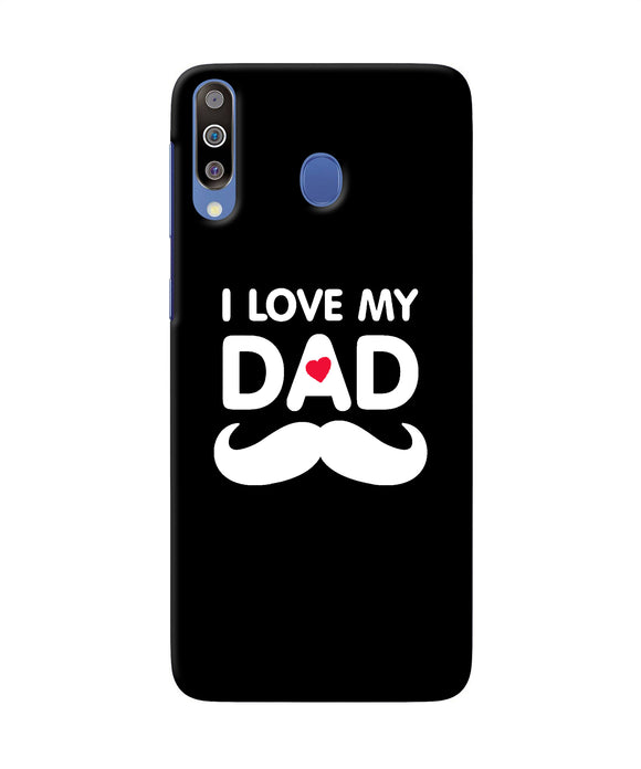 I Love My Dad Mustache Samsung M30 Back Cover