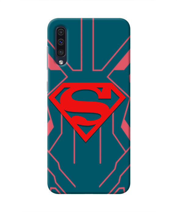 Superman Techno Samsung A50/A50s/A30s Real 4D Back Cover