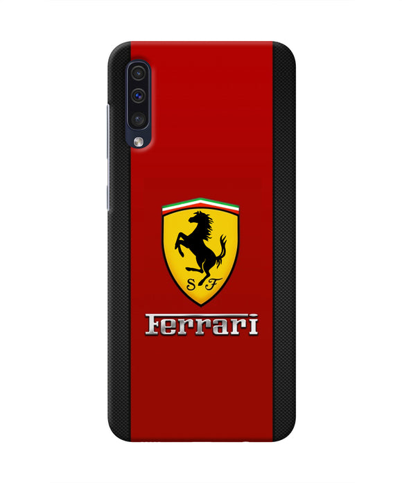 Ferrari Abstract Maroon Samsung A50/A50s/A30s Real 4D Back Cover