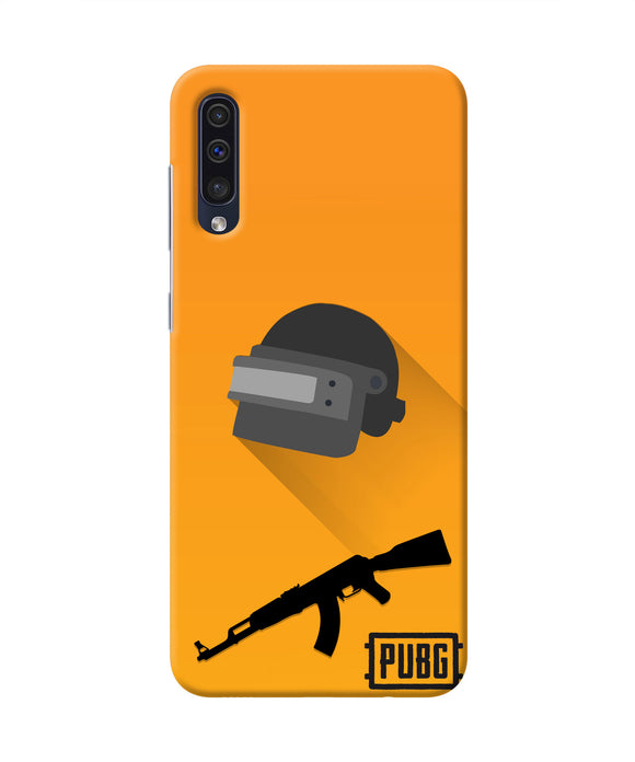 PUBG Helmet and Gun Samsung A50/A50s/A30s Real 4D Back Cover