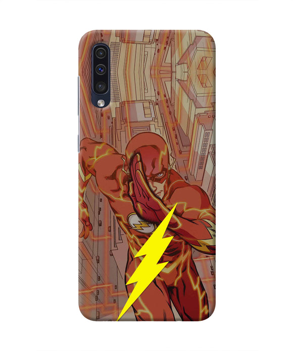 Flash Running Samsung A50/A50s/A30s Real 4D Back Cover