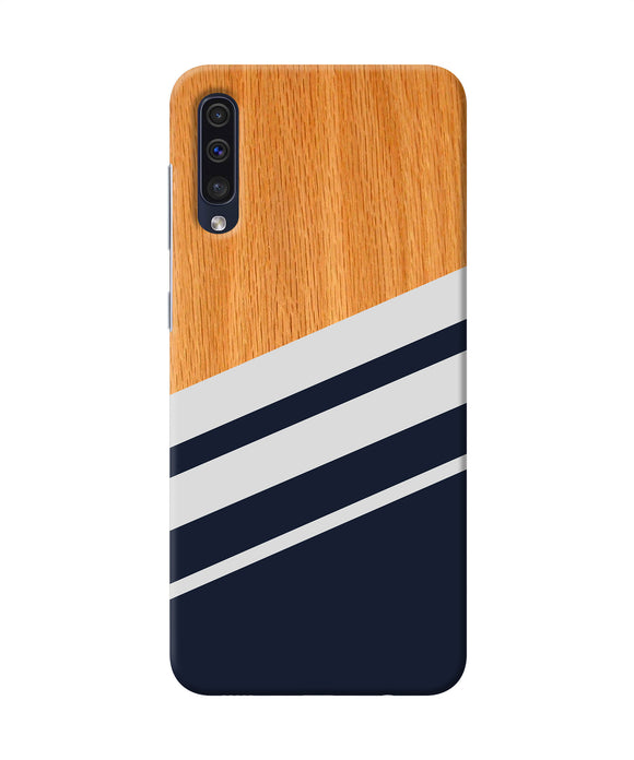 Black And White Wooden Samsung A50 / A50s / A30s Back Cover