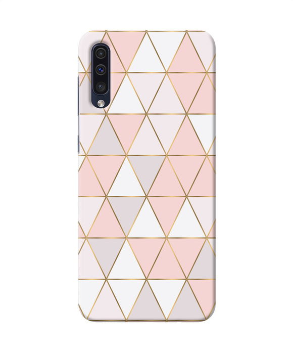 Abstract Pink Triangle Pattern Samsung A50 / A50s / A30s Back Cover