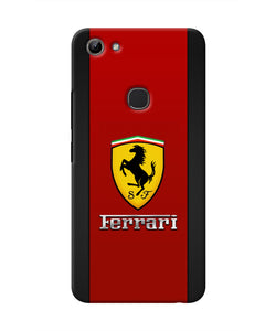 Ferrari Abstract Maroon Vivo Y81 Real 4D Back Cover