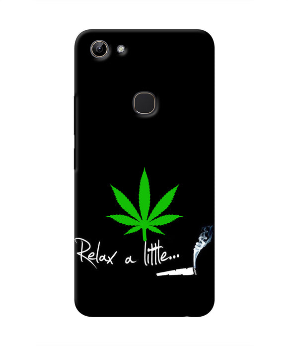 Weed Relax Quote Vivo Y81 Real 4D Back Cover