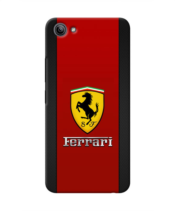 Ferrari Abstract Maroon Vivo Y81i Real 4D Back Cover