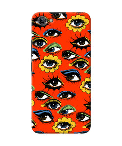 Abstract Eyes Pattern Vivo Y81i Back Cover