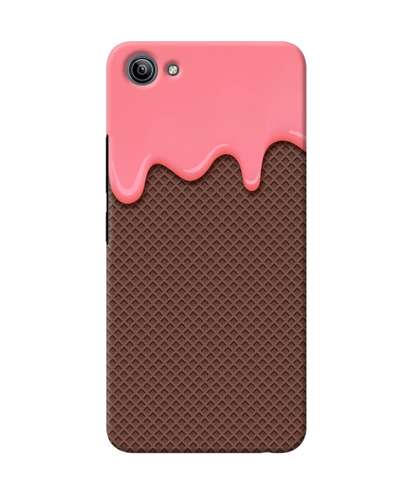 Waffle Cream Biscuit Vivo Y81i Back Cover