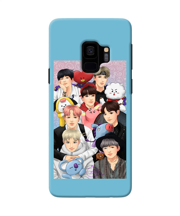 BTS with animals Samsung S9 Back Cover