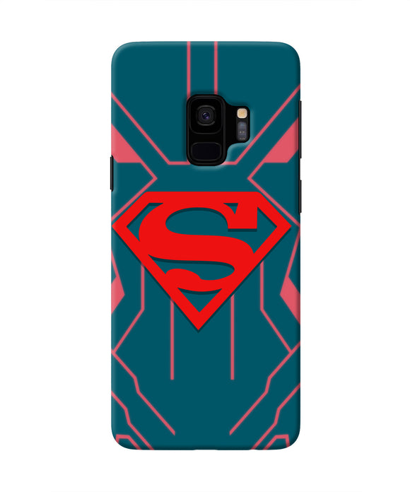 Superman Techno Samsung S9 Real 4D Back Cover