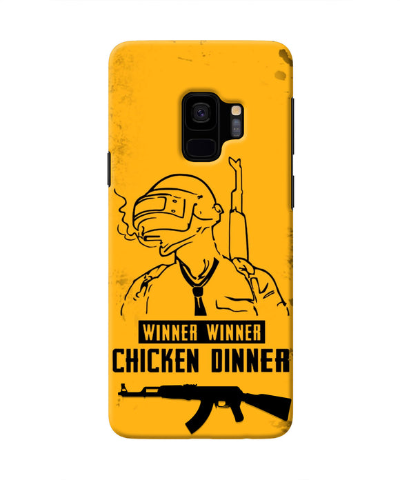 PUBG Chicken Dinner Samsung S9 Real 4D Back Cover