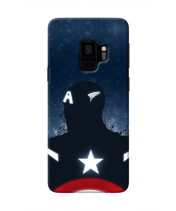 Captain america Shield Samsung S9 Real 4D Back Cover