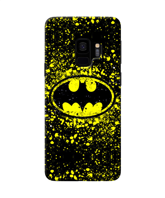 Batman Last Knight Print Yellow Samsung S9 Back Cover