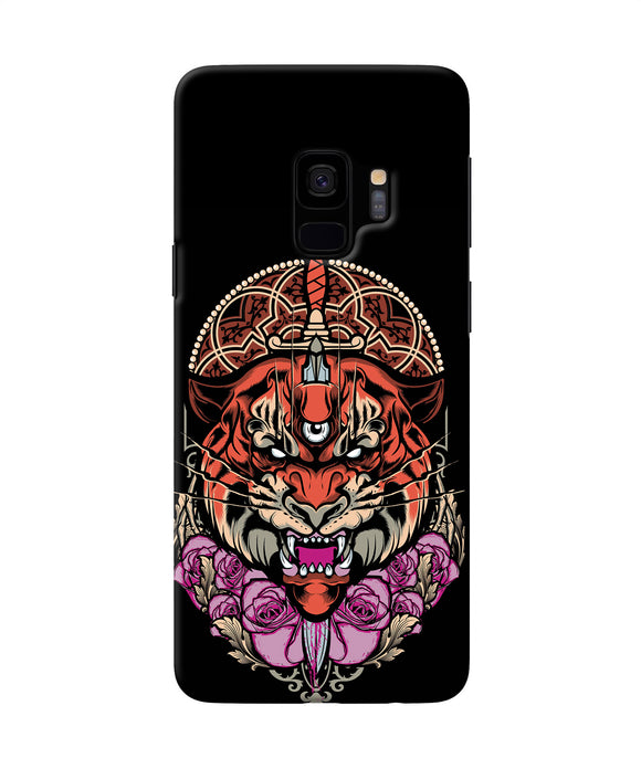 Abstract Tiger Samsung S9 Back Cover