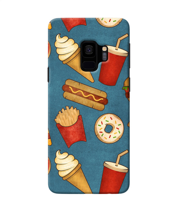 Abstract Food Print Samsung S9 Back Cover