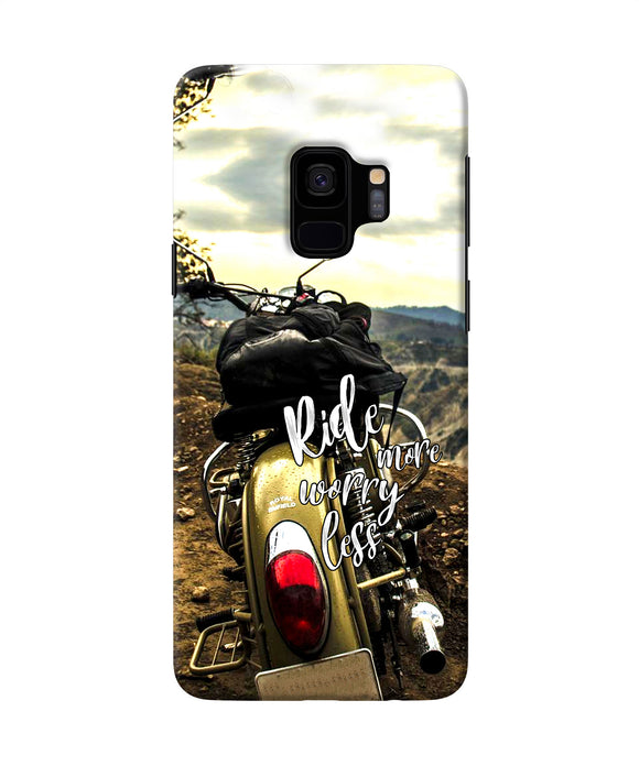 Ride More Worry Less Samsung S9 Back Cover