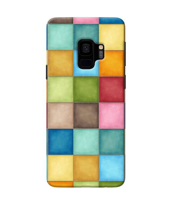 Abstract Colorful Squares Samsung S9 Back Cover