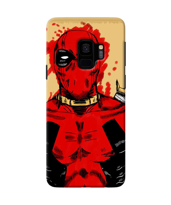 Blooded Deadpool Samsung S9 Back Cover